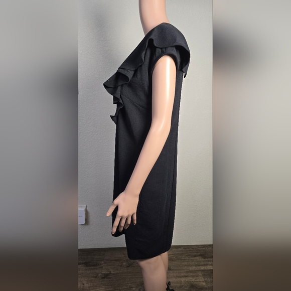 Nwt JADE MELODY TAM Women’s  Ruffled Black Dress Mini Size Medium - Picture 5 of 11